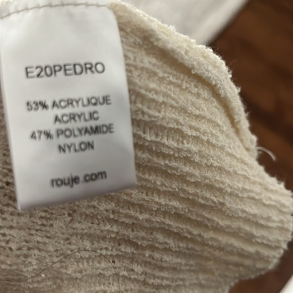 Rouje Paris Cream Top Sz 36 - Picture 6 of 6